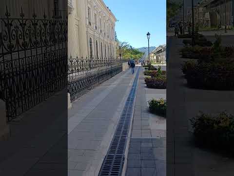 Nueva calle con jardín de San Salvador