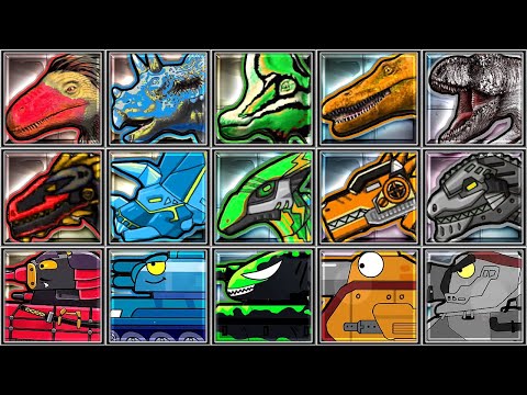 Dino Racer + Tank Heroes + Dino Robot Corps - Yutyrannus/Dromaeo/Tricera/Parasau/Spinosaur/Giganotos