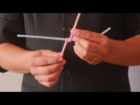 Cool Straw Magic Trick Revealed!