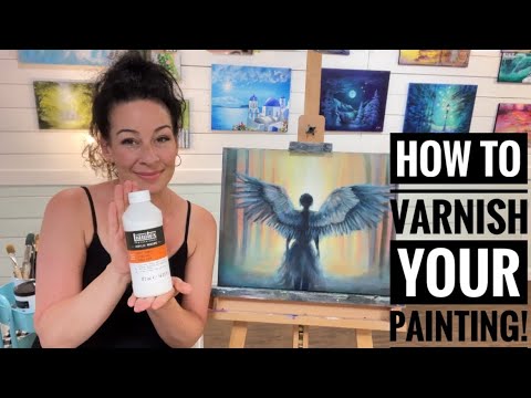 How To SEAL & VARNISH YOUR PAINTINGS! Tips for a perfect finish
