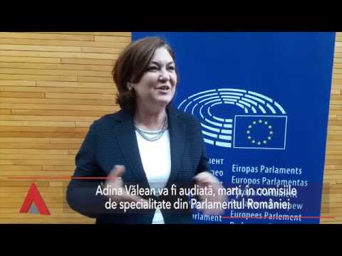 Stiri Mediafax 12 Noiembrie - Vălean va fi audiată în comisiile de specialitate din Parlament