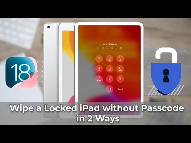 how to factory reset a locked ipad without passcode