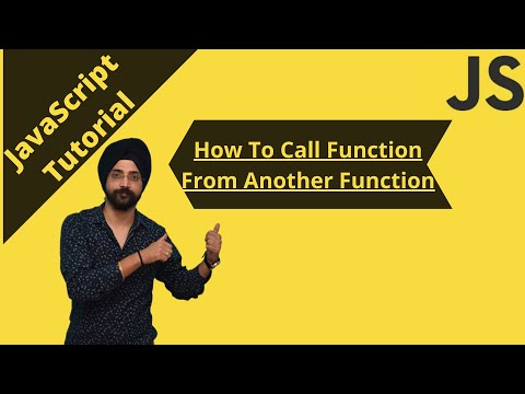 14 How To Call Function From Another Function Javascript Tutorial For Beginners