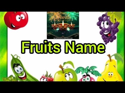 10 Fruits Name//Learn Fruits Name via video clip #fruitsnameforkids #fruitsname @EnglishbyPalvi