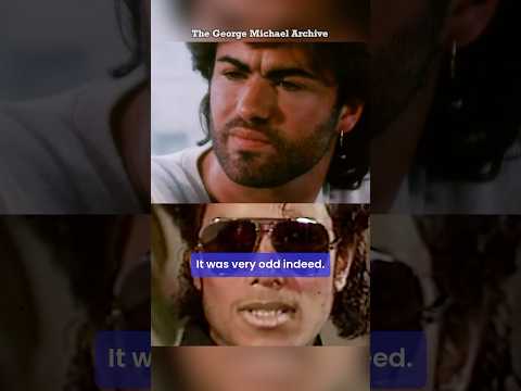 George Michael’s WEIRD meeting with Michael Jackson! #georgemichael #michaeljackson #shorts