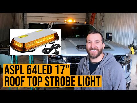 ASPL 64LED 17" Roof Top Strobe Lights: Unboxing & Install