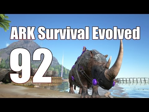 ARK: Survival Evolved - Ep. 92 - Woolly Rhino Tame!