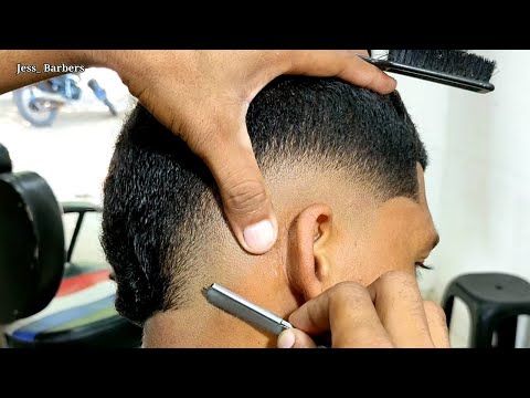 Barber tutorial: How to make a cute number seven (7) step by step