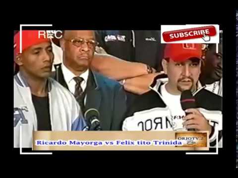 Ricardo Mayorga vs Felix tito Trinidad face to face