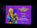 Sesame Street Learning About Letters 2004 DVD Menu Walkthrough