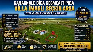 323 m2 SEÇKİN VİLLA İMARLI ARSA PRESTİJLİ YAŞAM ÇEŞMEALTINDA