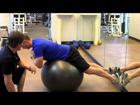 Personal Trainer Vancouver | Swiss Ball Back Extension