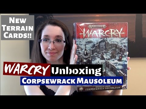 WARCRY Corpsewrack Mausoleum Terrain Unboxing and Review!