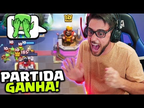 PERDI A PARTIDA GANHA NO TORNEIO GLOBAL - NOVO DECK CLASH ROYALE!