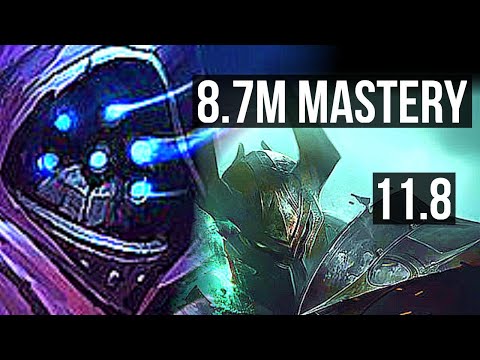 JAX vs MORDEKAISER (TOP) | 8.7M mastery, 3000+ games, Dominating, 8/2/2 | KR Master | v11.8