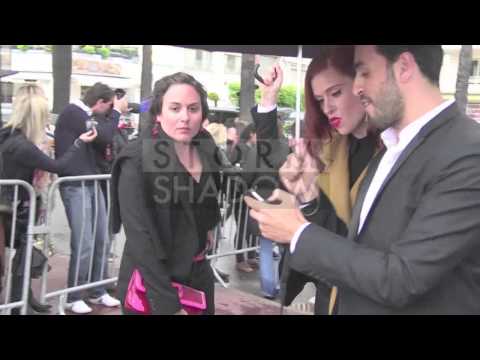 Jamel Debbouze et Audrey Fleurot at Canal Plus in Cannes