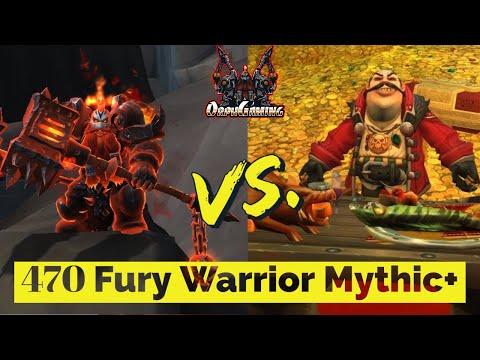 Freehold 15+: 472 Fury Warrior World of Warcraft BFA 8.3, Mythic+ Dungeon PVE
