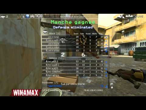 CoD4 : Zowie Challenge Universe vs FRAGMASTER