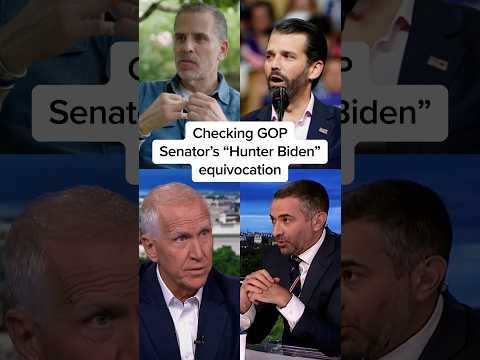 Checking GOP Senator's 'Hunter Biden' equivocation