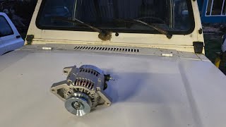 Replacing the alternator in my Suzuki Samurai