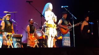 Olivia Foa'i Singing at the El Capitan Theater World Premiere of Disney's MOANA