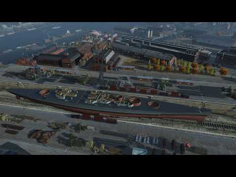 World of Warships Odin Dockyard 4K
