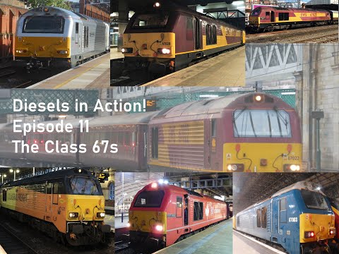 Diesels in Action! Episode 11 - The Class 67s (Includes Chiltern, Test Train, TfW, Charter and more)