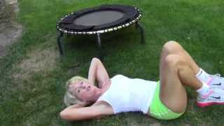 Flexing Trampoline Rebounder Workout - Follow Along
