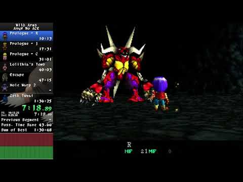 Wild Arms Any% No ACE Speedrun - 1:33:32