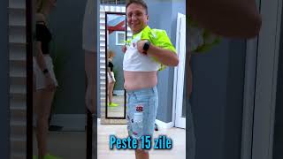 🔴 Am SLĂBIT 10 kg 😱 și să m-am TRANSFORMAT 🤯 I want to lose weight #shorts #melimi