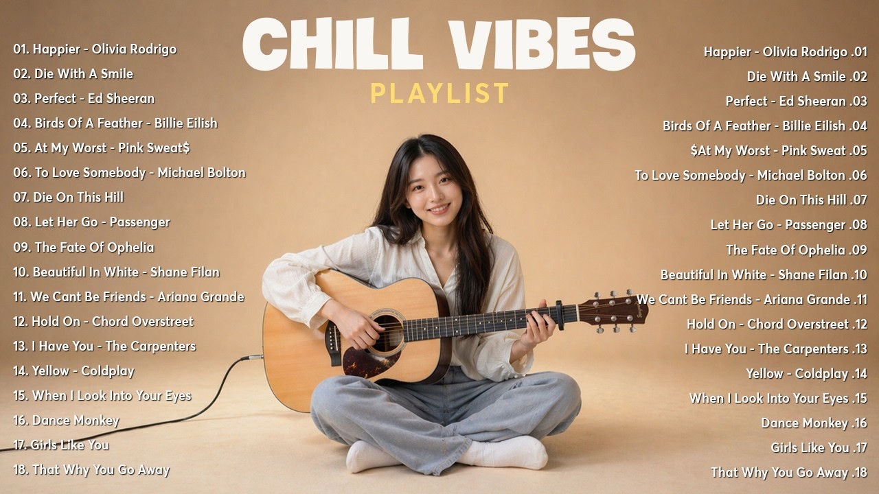 Best Chill Vibes Playlist 2026 💗🎧 | Top Spotifiy Love Song | Billie Eilish, Pink Sweat$, Adele