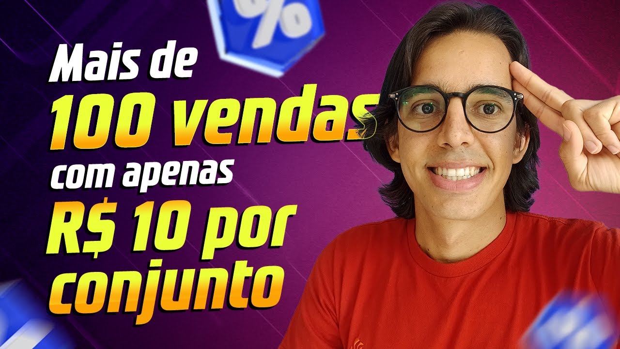 Mais de 100 vendas com apenas R$10 por conjunto