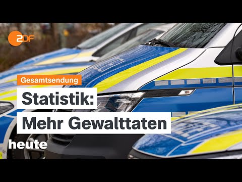 heute 19:00 Uhr vom 02.04.25: Kriminalstatistik, Israel erweitert Offensive, Trump droht Zölle an