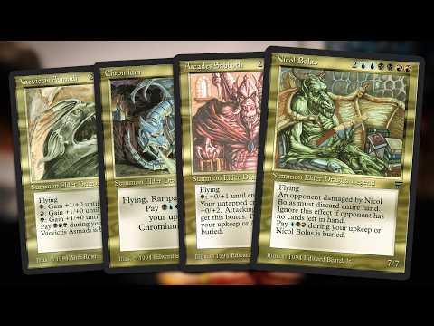EDH Commander 93/94 - Nicol Bolas, Vaevictis Asmadi, Chromium & Arcades Sabboth | #mtg9394