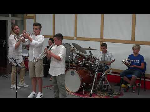 BANDA GALANTARA CORSO DI FINE ANNO - DINNER'S READY - FLICORNO TROMBA E PERCUSS - PIOMBINO 12-6-2018