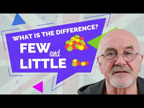 Difference between FEW and A FEW in English | Very short English lesson