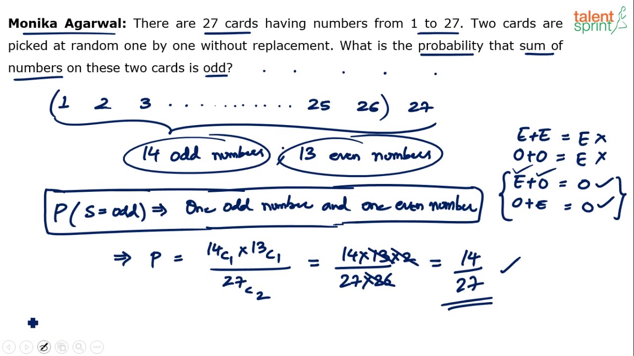 High Level Probability Questions With Solutions | Probability | Advanced Example - 3 | TalentSprint