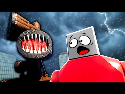 Siren Head is Attacking the Lego City! - Brick Rigs Multiplayer Gameplay