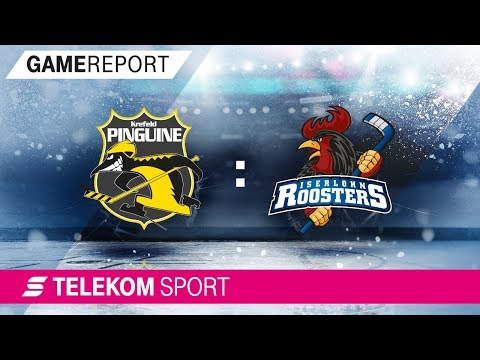 Krefeld Pinguine – Iserlohn Roosters | 37. Spieltag, 17/18 | Telekom Sport