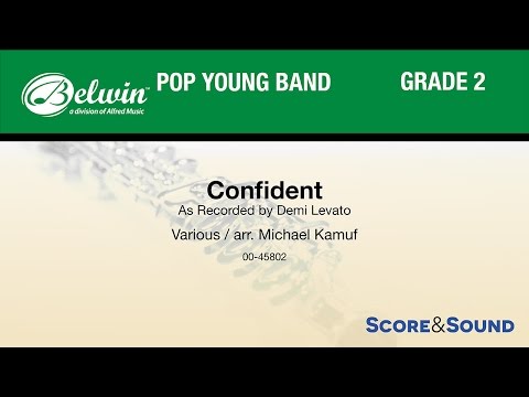 Confident, arr. Michael Kamuf – Score & Sound