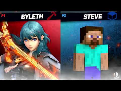 Super Smash Bros Ultimate Byleth Vs Steve