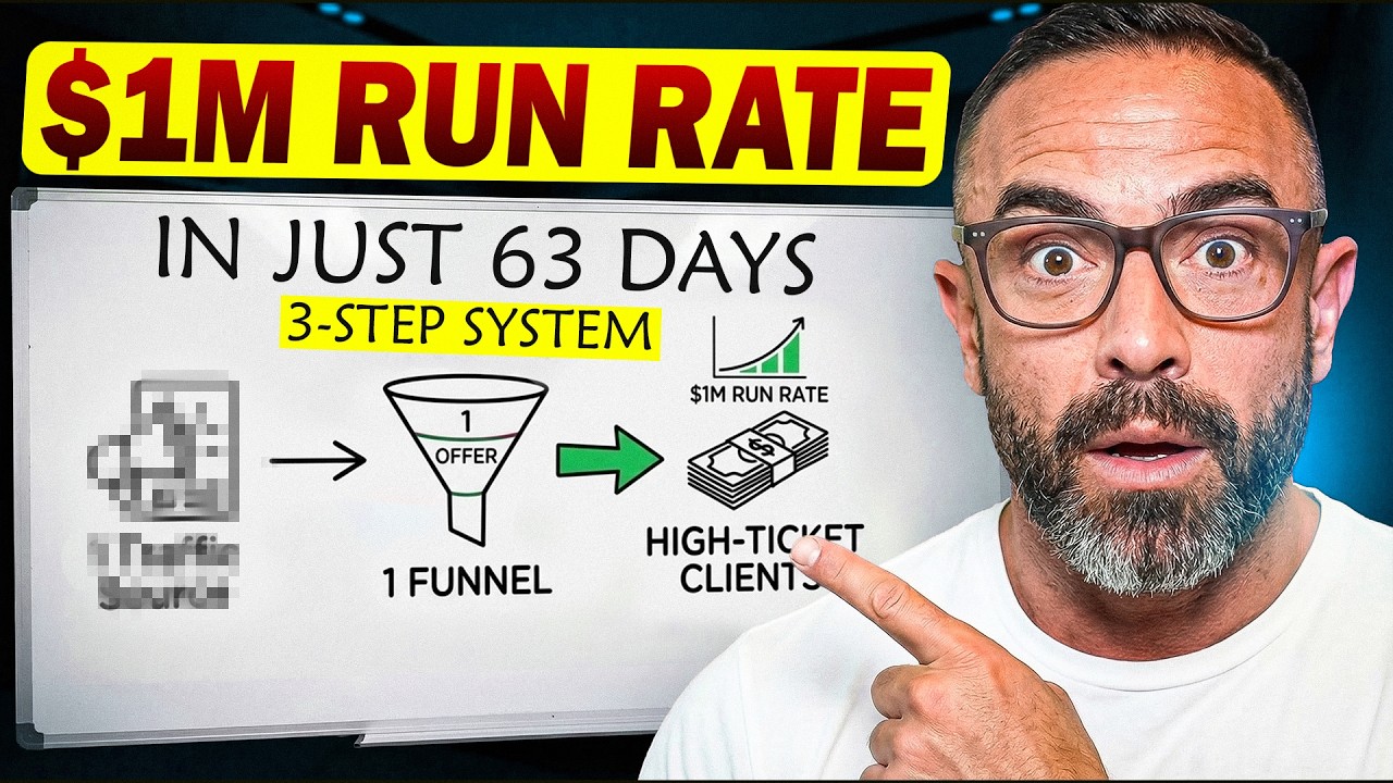 How I Hit $1M Run Rate in 63 Days (Step-by-Step Breakdown)