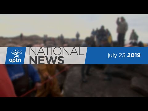 APTN National News July 23, 2019 – AFN moves to suspend member, Putting up signs to help NWT youth