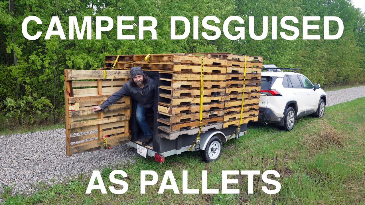 Camper Disguised As Pallets