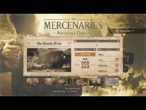 Resident Evil Village The Mercenaries The Bloody River Lady Dimitrescu SSS