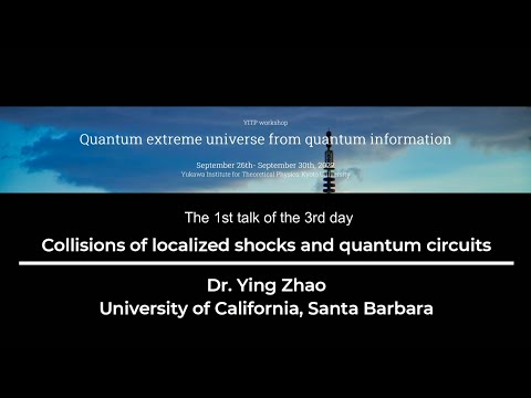 Collisions of localized shocks and quantum circuits by Ying Zhao