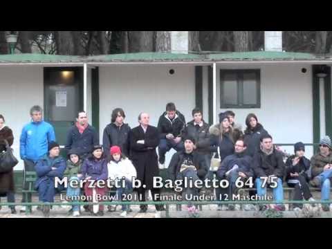 Lemon Bowl 2011 - La Finale Under 12 Merzetti-Baglietto (64 75)
