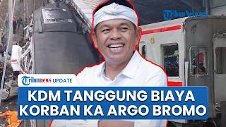 Dedi Mulyadi Janji Biayai Korban Tragedi KA Argo Bromo & KRL, Meninggal Dunia Disantuni Rp50 Juta