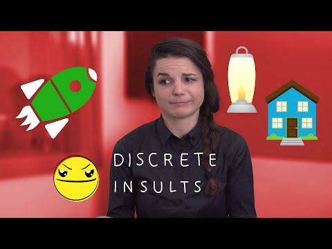 Weekly English Words with Alisha - Discrete Insults