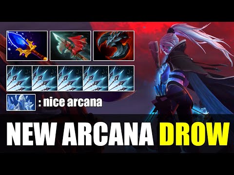 New Drow Ranger Arcana Gameplay | Drow Ranger Dota 2 Gameplay